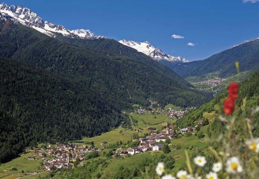 Veduta della Val di Rabbi