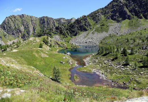 Lago di Soprasasso in Val di Rabbi