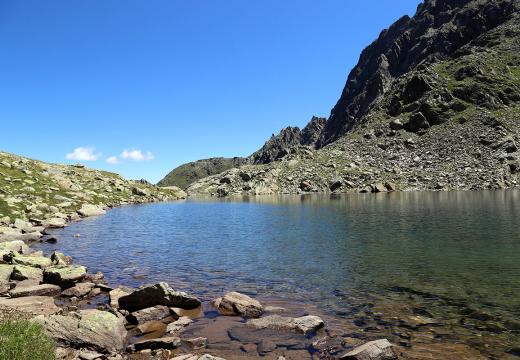 Il lago Rotondo a quota 2574 mt